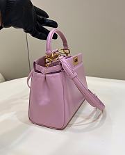 Fendi Peekaboo Purple Bag 23×7×19cm - 5