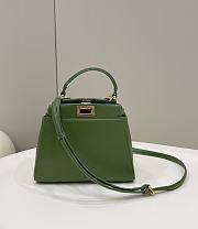 Fendi Peekaboo Dark Green Bag 23×7×19cm - 1