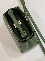 Fendi Peekaboo Dark Green Bag 23×7×19cm - 6