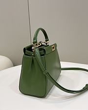 Fendi Peekaboo Dark Green Bag 23×7×19cm - 5