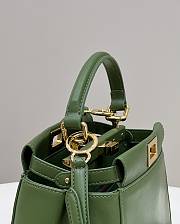 Fendi Peekaboo Dark Green Bag 23×7×19cm - 3