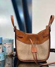 Loewe Mini Hammock Brown Bag 19*11*17cm - 5