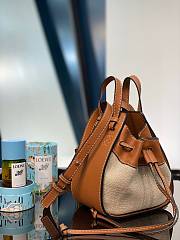 Loewe Mini Hammock Brown Bag 19*11*17cm - 4