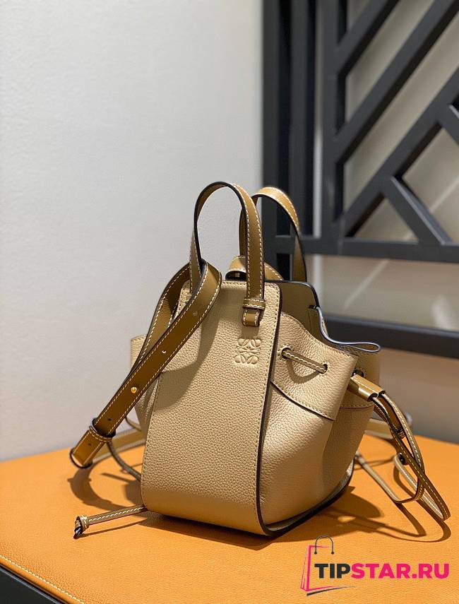 Loewe Mini Hammock Beige Bag 19*11*17cm - 1