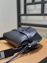 Loewe Shoulder Strap Gate Dual Small Black Bag 25*19*12cm - 5