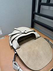 Loewe Shoulder Strap Gate Dual Small Beige Bag 25*19*12cm - 5