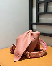 Loewe Bunny long-eared rabbit pink bag 18.5*16*9cm - 5