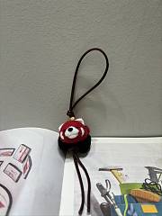 Cute raccoon felt pendant - 1