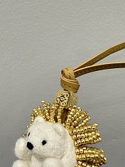 Hedgehog felt keychain - 5