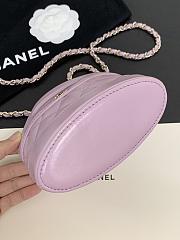  Chanel Nano Shopping Purpule Bag 20.5x17.5x3.5cm - 2