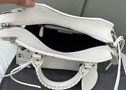 Balenciaga Neo Cagole City Small Handbag in white Arena lambskin 33x20.8x13.5cm - 6