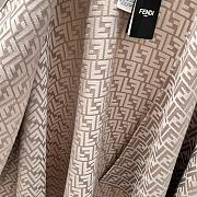 Fendi Dove Gray Jacquard Cape Scaft - 2