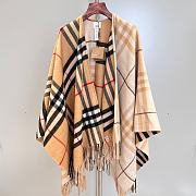 Burberry cashmere cape milk apricot scaft - 1