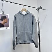 Alexder Wang zipper hooded sweatshirt - 1