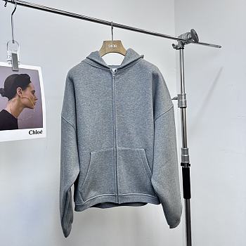 Alexder Wang zipper hooded sweatshirt