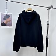 Alexder Wang zipper hooded black sweatshirt - 6