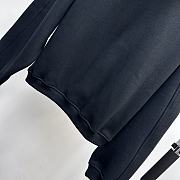 Alexder Wang zipper hooded black sweatshirt - 3