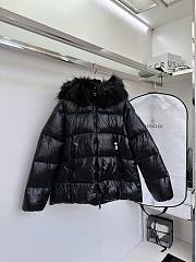 Moncler Apricot Black Coat - 1