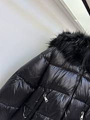 Moncler Apricot Black Coat - 5