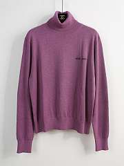 Miu miu high collar purple sweater  - 1