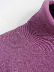 Miu miu high collar purple sweater  - 3