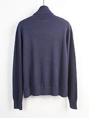 Miu miu high collar navy blue sweater - 5