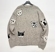 Acne cat head loose sweater - 5