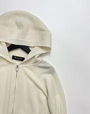 Mac cashmere hooded zipper cardigan  - 6