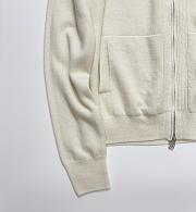 Mac cashmere hooded zipper cardigan  - 5