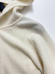 Mac cashmere hooded zipper cardigan  - 3