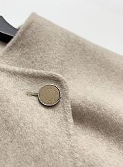 Hermes Light Khaki Cashmere Vest Jacket  - 5