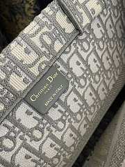 Dior Large Book Tote Dream Light Grey Tone Bag 42*35*18cm - 6