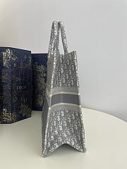 Dior Large Book Tote Dream Light Grey Tone Bag 42*35*18cm - 5