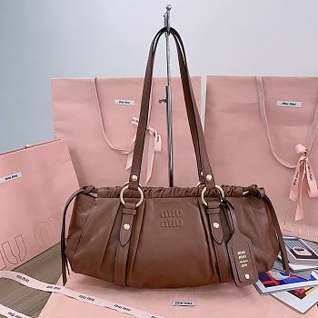 Miu Miu underarm dumpling brown bag 44 X 16 X10.5 cm