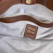 Miu Miu underarm dumpling brown bag 44 X 16 X10.5 cm - 4