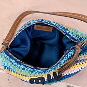 Miu Miu rainbow woven lunch box bag 25.5x19x14cm - 6