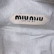 Miu Miu spliced ​​bowling ball offwhite bag 28X12X9cm - 5