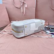 Miu Miu spliced ​​bowling ball offwhite bag 28X12X9cm - 3