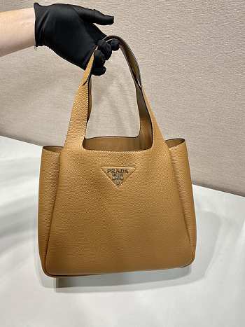 Prada Large Brown Bucket Bag 32X27X14CM