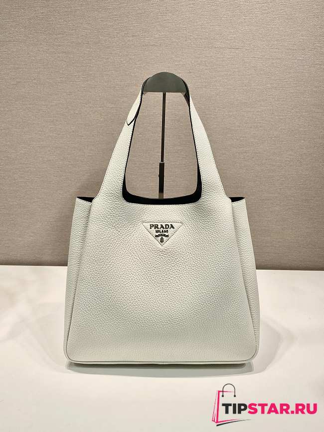 Prada Large Creamwhite Bucket Bag 32X27X14CM - 1