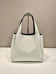 Prada Large Creamwhite Bucket Bag 32X27X14CM - 4