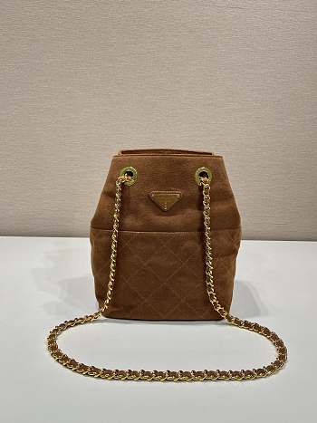 Prada vintage chain hobo bag 26.5X25X15.5CM