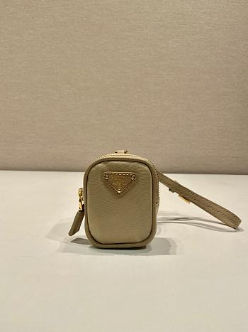 Prada mini beige bag 7.5x6x2.5cm