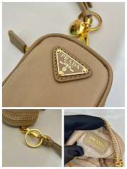 Prada mini beige bag 7.5x6x2.5cm - 4