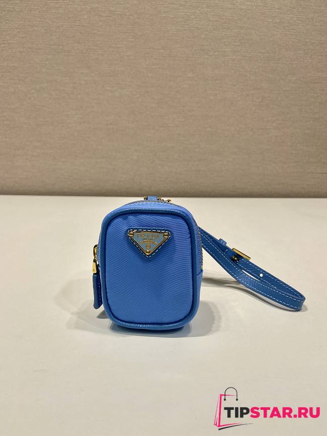 Prada mini blue bag 7.5x6x2.5cm - 1