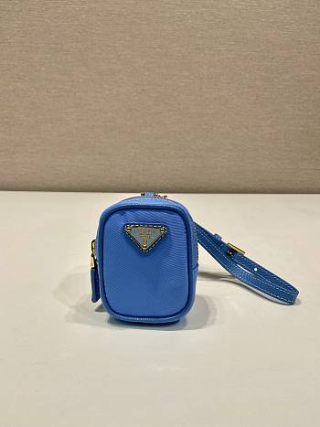 Prada mini blue bag 7.5x6x2.5cm