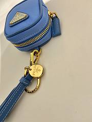 Prada mini blue bag 7.5x6x2.5cm - 5