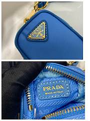 Prada mini blue bag 7.5x6x2.5cm - 3