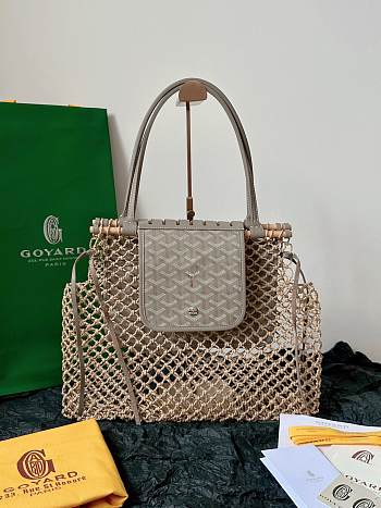 Goyard aligre fishing net bag 40×32×6cm