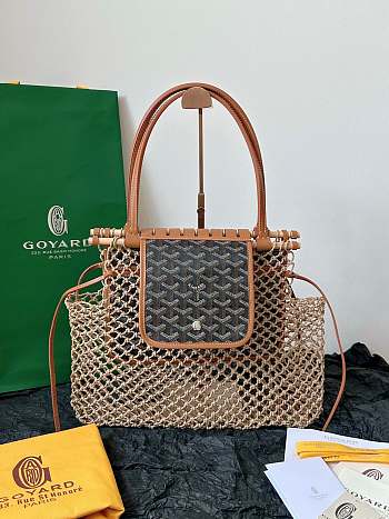 Goyard aligre fishing net black bag 40×32×6cm